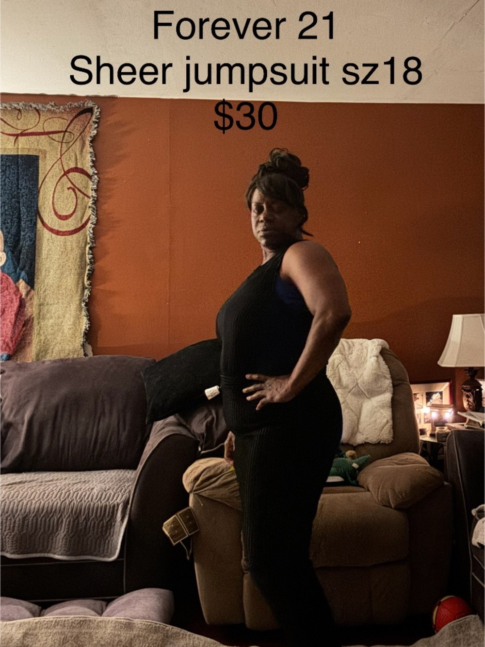 Forever 21 Sheer jumpsuit